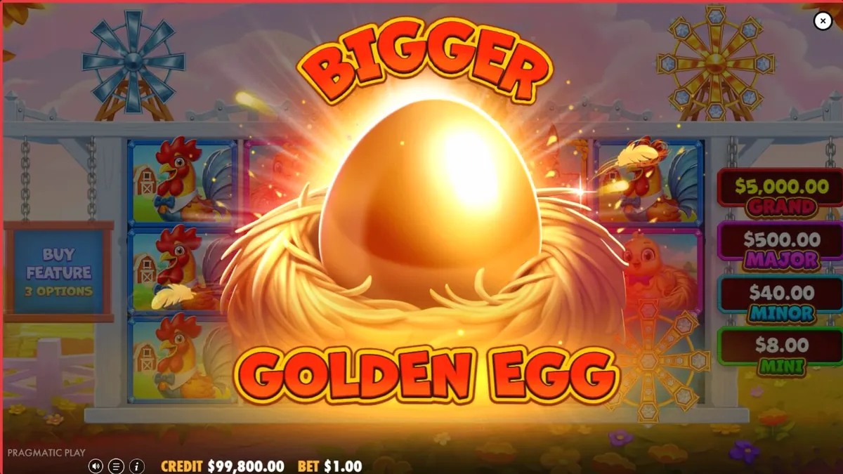 Tampilan layar permainan slot Better Barn House Bonanza dengan tema peternakan yang ceria