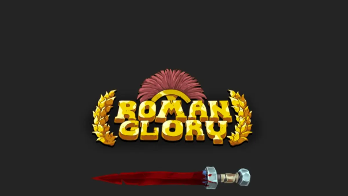 Tampilan visual slot Roman Glory dengan tema hutan dan gladiator